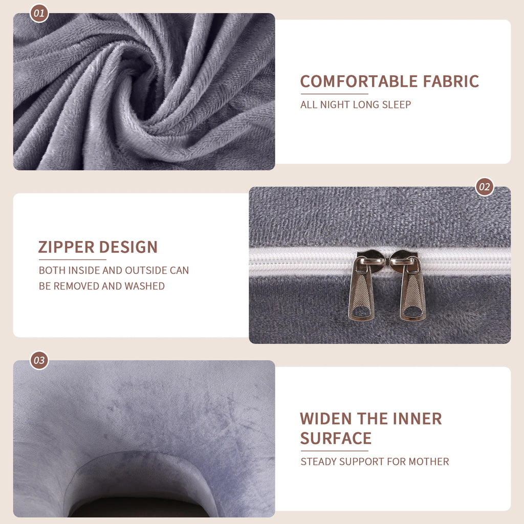 Duża poduszka 360° – komfortowy sen i odciążenie kręgosłupa